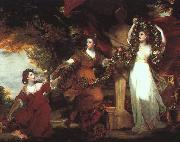 Sir Joshua Reynolds Ladies Adorning a Term of Hymen oil painting artist